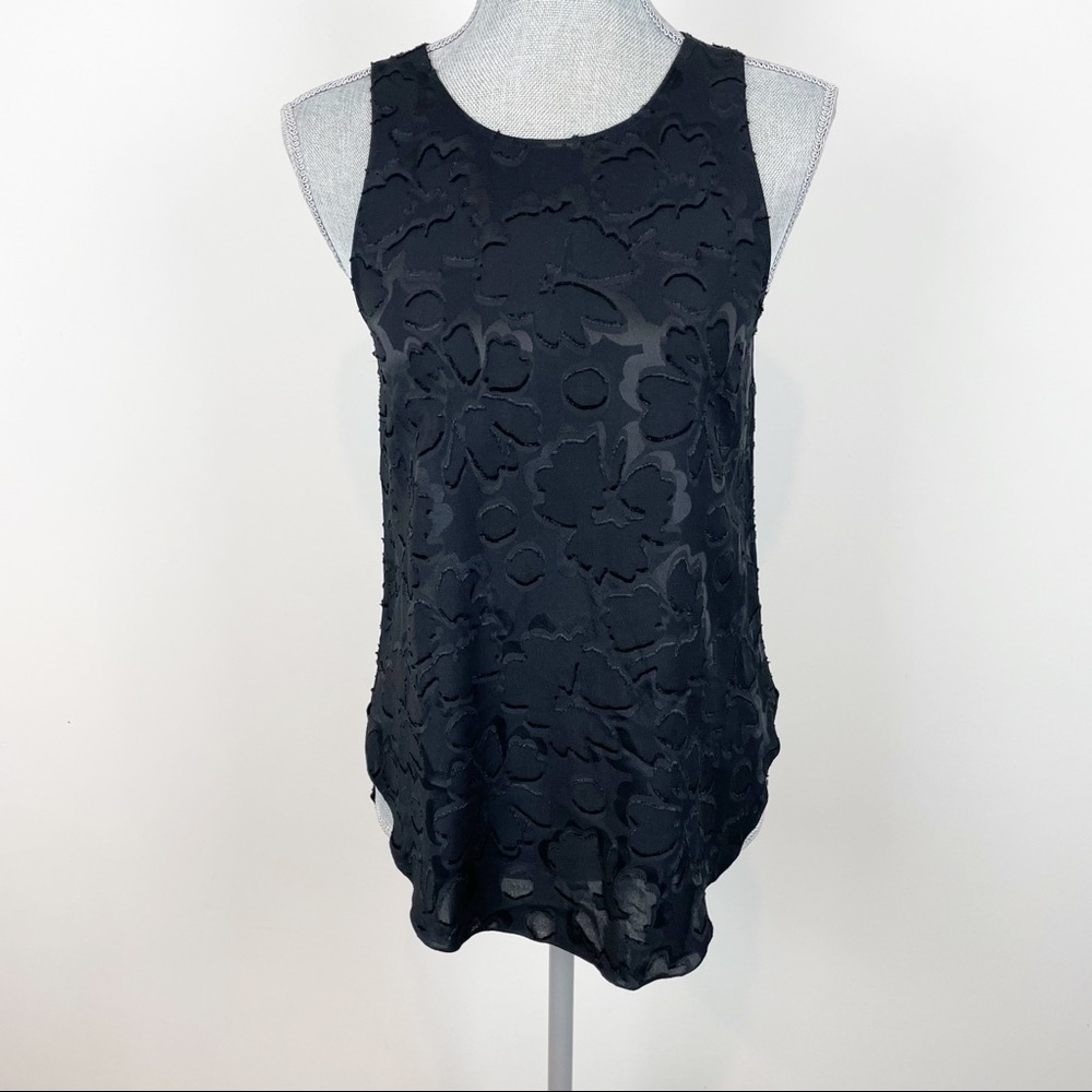 Wilfred Black Floral Tank size XS